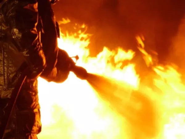 Фото к материалу: В Ростовской области загорелся подвал частного дома