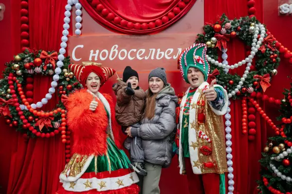 Фото к материалу: В квартале Smartpolét открылся третий кластер: 521 семья уже получила ключи от новых квартир