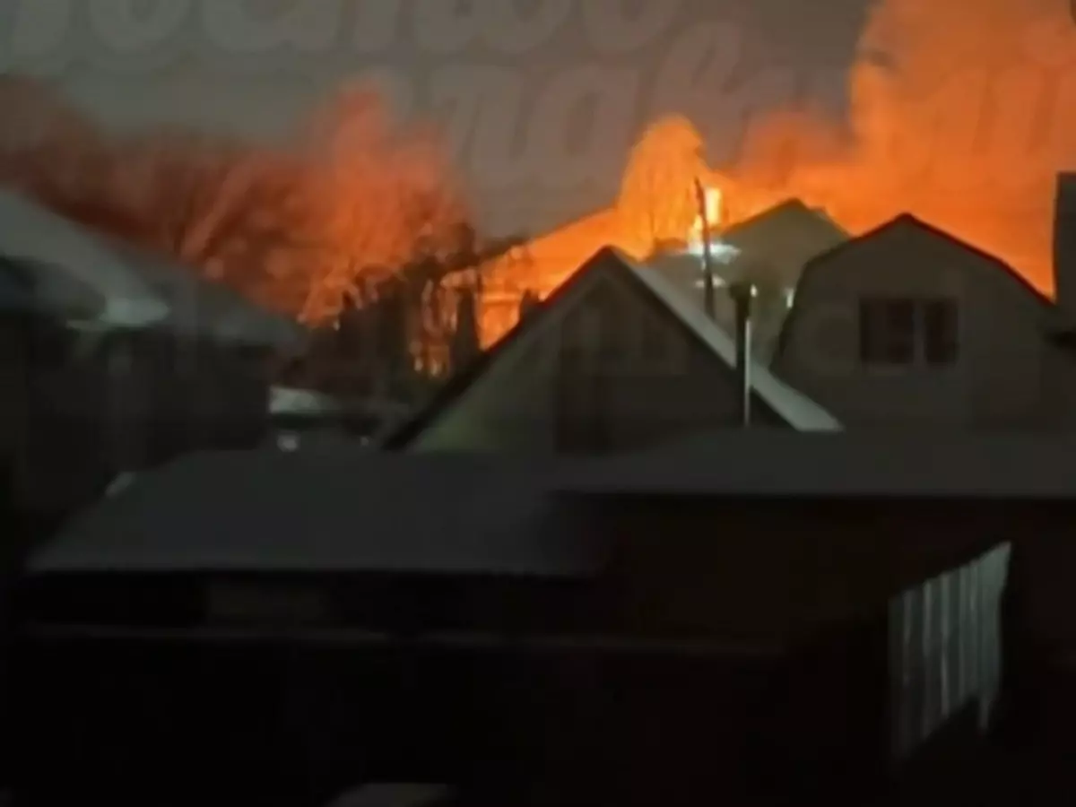 В СНТ Ростова произошел крупный пожар