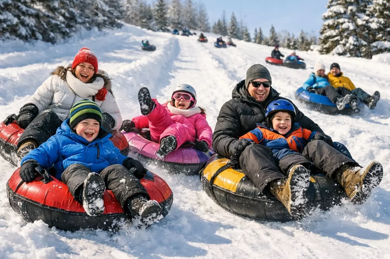 Где в Ростове и окрестностях покататься на ватрушках и санках
