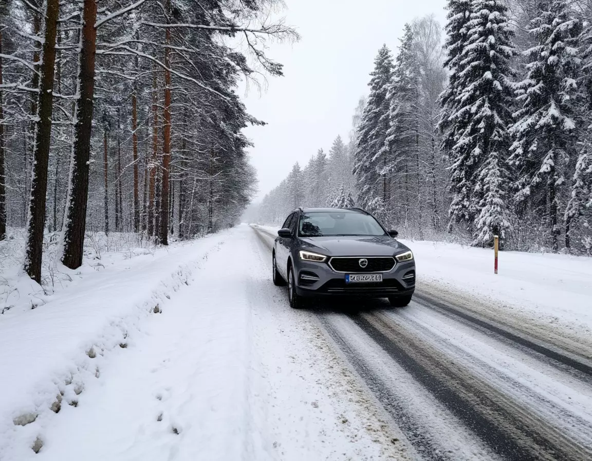 Донских водителей предупредили об ухудшении видимости на дорогах из-за снегопада