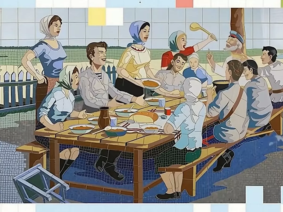 Ростовский экскурсовод оживил мозаичное панно с помощью нейросети