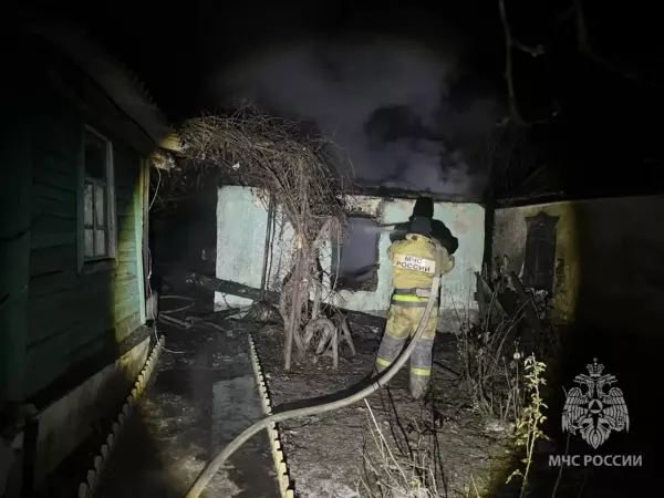 Фото к материалу: В Ростовской области пенсионерка погибла на пожаре в летней кухне