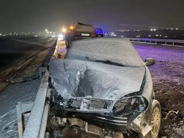 Фото к материалу: Трое детей и двое взрослых пострадали в страшном ДТП на трассе в Ростовской области