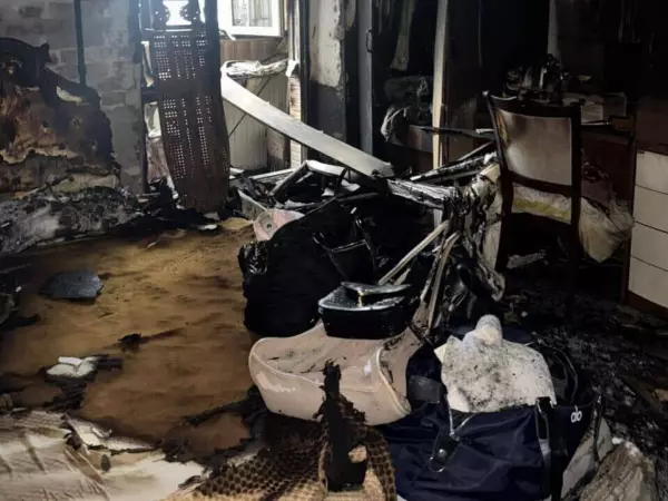 Фото к материалу: В Батайске семья осталась без крова в новогодние праздники