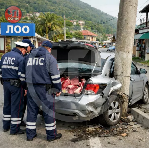 Фото к материалу: В Сочи трое мужчин жестоко убили чужую корову, а затем разделали её тушу