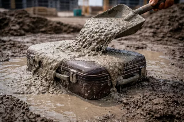 Фото к материалу: Поместил тело в чемодан и забетонировал: на новогодних праздниках под Ростовом произошло убийство