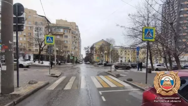 Фото к материалу: В Ростове водитель иномарки на Пушкинской сбил подростка