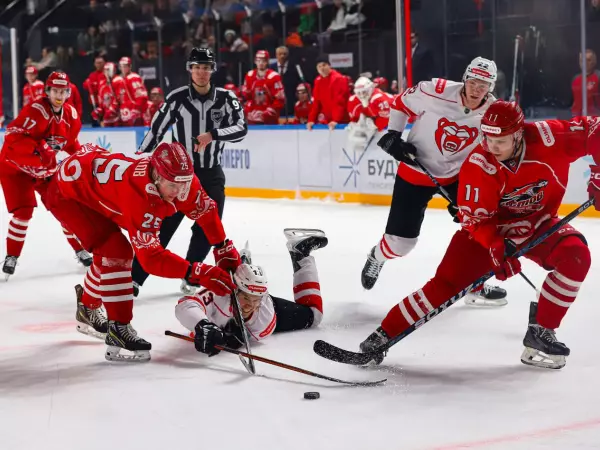 Фото к материалу: ХК «Ростов» проиграл «Молоту» со счетом 4:5