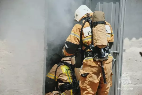 Фото к материалу: Двоих человек спасли: в Ростовской области за сутки произошло 11 пожаров 