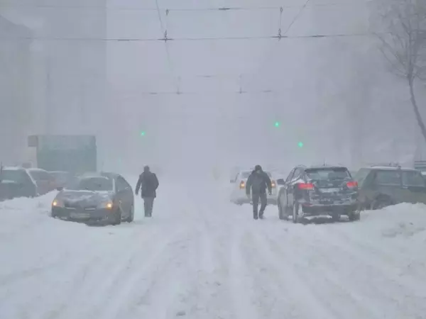 Фото к материалу: Водителей Ростовской области предупредили о снегопаде на трассе М-4