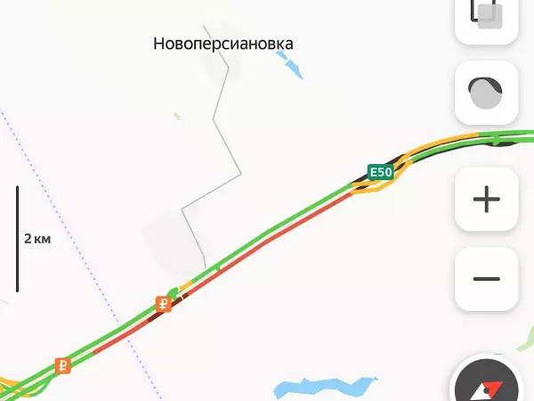 Фото к материалу: В Аксайском районе из-за массового ДТП парализовало движение