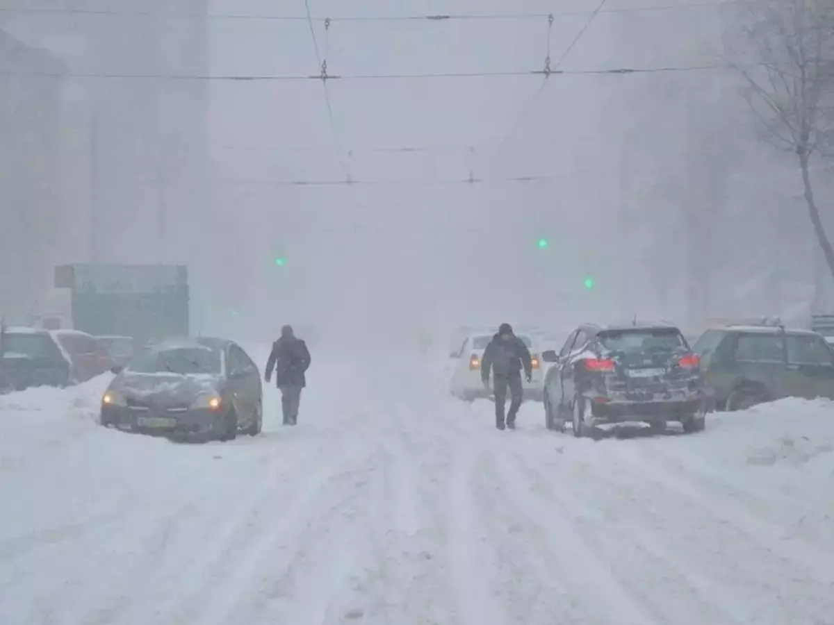 Водителей Ростовской области предупредили о снегопаде на трассе М-4 «Дон»