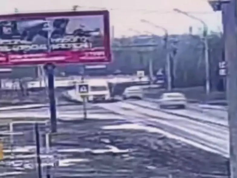 ГАИ обнародовала кадры момента жесткой аварии с питбайком под Ростовом