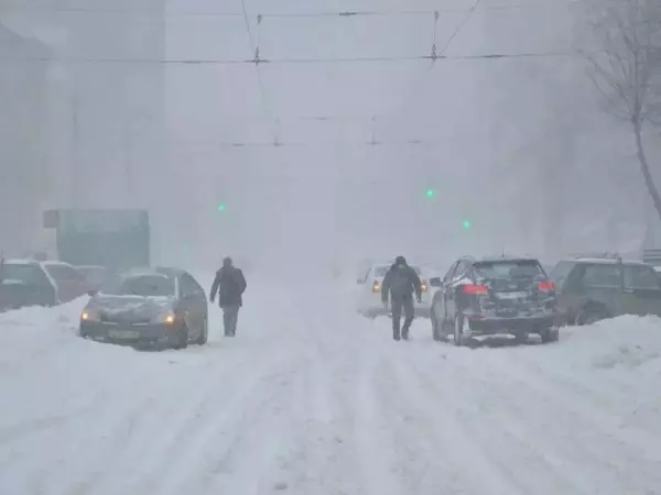 Фото к материалу: Водителей Ростовской области предупредили о снеге на трассе М-4
