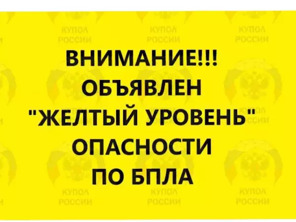 Фото к материалу: Желтый уровень опасности по БПЛА объявили в Ростовской области вечером 27 февраля