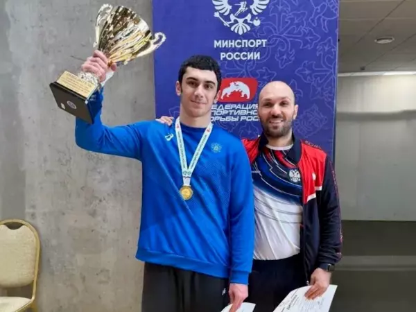 Фото к материалу: Золото за коронный прием: ростовчанин стал победителем первенства России по греко-римской борьбе