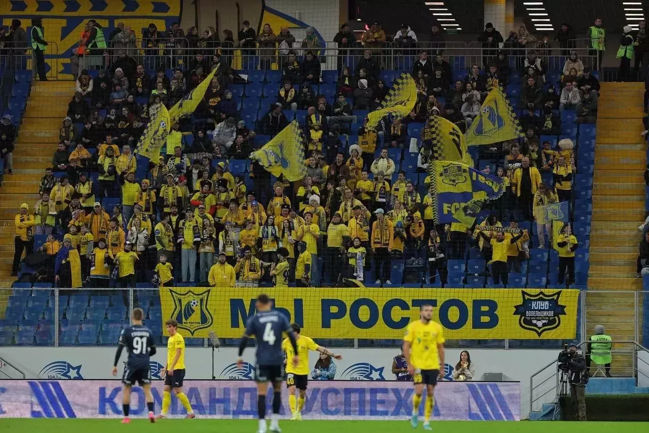 Домашние матчи «Ростова» привлекают в среднем более 11 тысяч болельщиков
