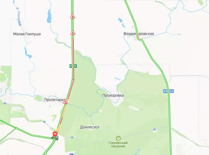 Громадная пробка сковала движение на М-4 «Дон» в Ростовской области