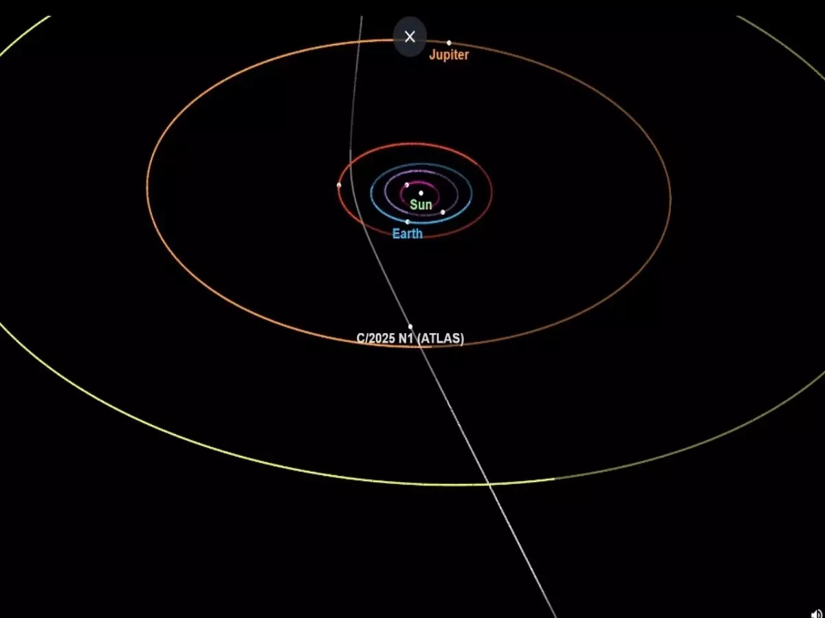Загадочная комета 3I/Atlas максимально приблизится к Юпитеру и вскоре скроется навсегда