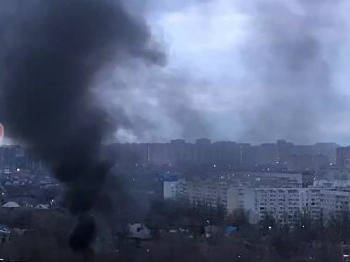 Стали известны подробности крупного пожара в Ростове на Западном