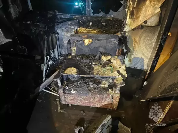 Фото к материалу: В Красном Сулине в многоэтажке при пожаре погиб мужчина, еще 15 жильцов эвакуировали