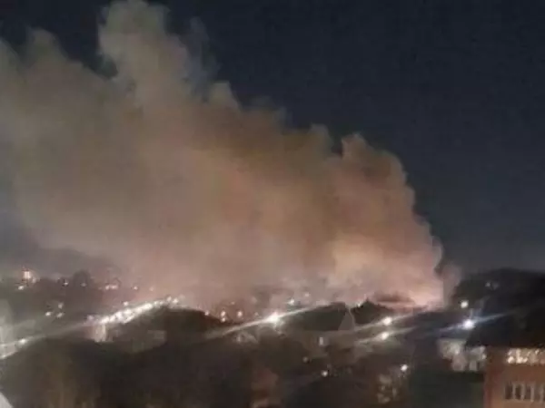 Фото к материалу: Ростовчане сообщают о пожаре на Мадояна