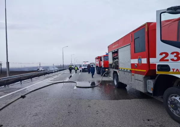 Фото к материалу: В МВД сообщили о еще двух пострадавших в автокатастрофе на трассе под Таганрогом