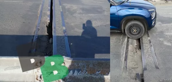 Фото к материалу: В Батайске Горбатый мост разрушается на глазах жителей