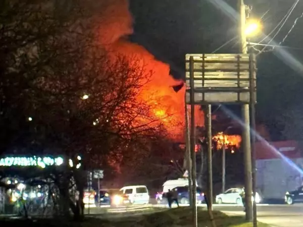 Фото к материалу: В Ростове на Мадояна загорелся частных дом