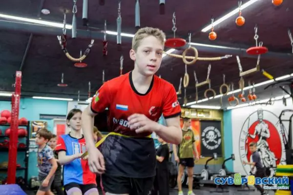 Фото к материалу: В Суворовском прошла открытая тренировка суперниндзя