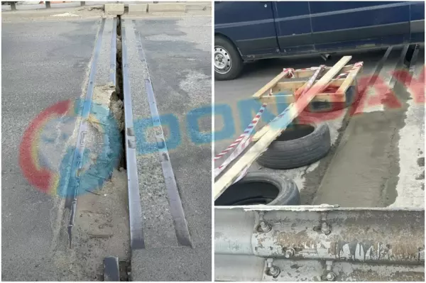 Фото к материалу: Житель Батайска перекрыл Горбатый мост и начал ремонтировать путепровод сам