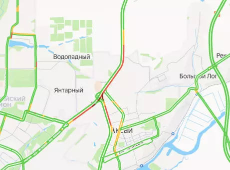Гигантская пробка образовалась из-за массового ДТП на трассе под Ростовом
