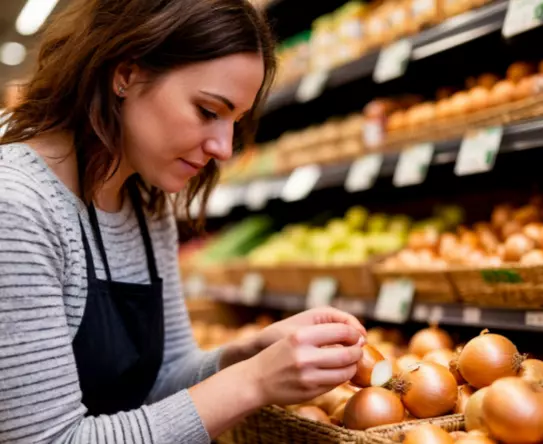 Ростовчанам, снимающим в магазине луковую шелуху для покраски яиц, грозят штрафы