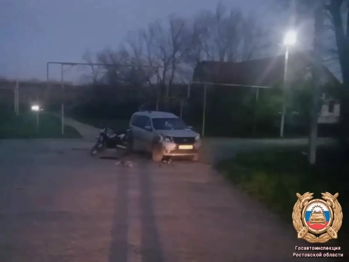 В Ростовской области в ДТП пострадал 16-летний водитель питбайка