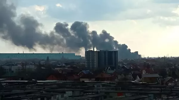 Фото к материалу: В сети появились кадры крупного пожара в Волгодонске