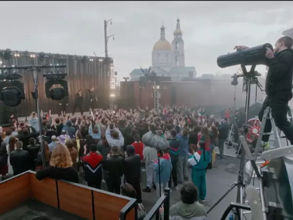 Фото к материалу: Появились новые кадры со съемок фильма про Басту, который снимают Ростове 