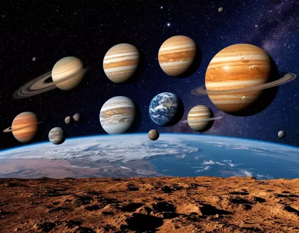 Фото к материалу: Уникальный парад планет увидят жители Ростовской области 18 апреля 