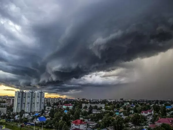 Фото к материалу: Штормовое предупреждение из-за ливней с грозой объявили в Ростовской области