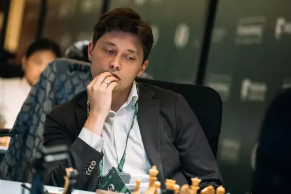 Фото к материалу: Андрей Есипенко проиграл гроссмейстеру из Китая Вэй И в 13-м туре турнира претендентов 