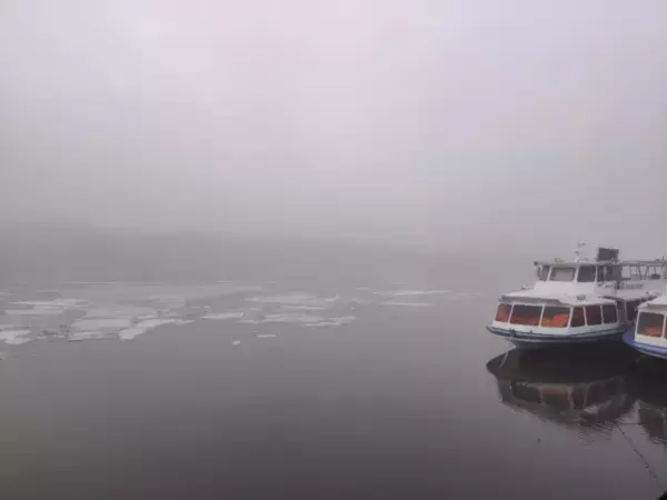 Фото к материалу: Плотный туман накрыл дороги Ростовской области утром 1 апреля