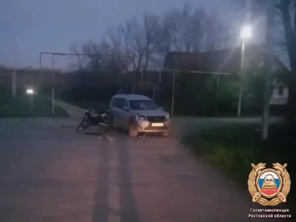 Фото к материалу: В Ростовской области в ДТП пострадал 16-летний водитель питбайка