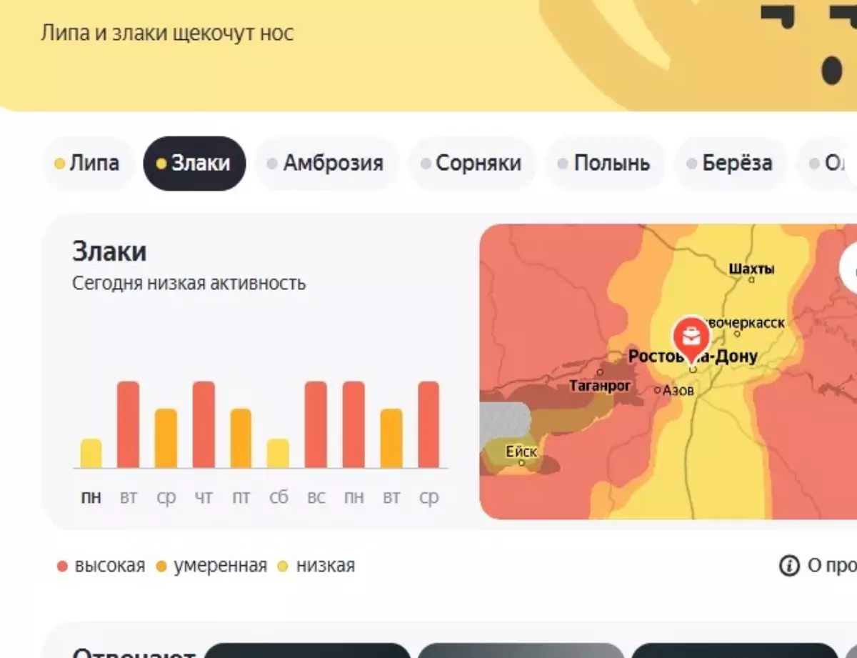 Жителей Ростовской области предупредили об активности аллергенов