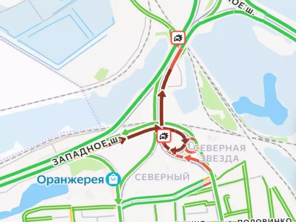 Фото к материалу: На Западном шоссе под Ростовом из-за ДТП образовалась пробка