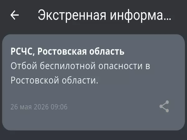 Фото к материалу: В Ростовской области сняли режим опасности по БПЛА в день последних звонков